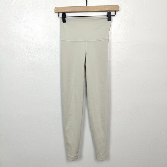 Set Active FormCloud Leggings Womens Small Light Tan High Rise Lounge‎ Yoga - Picture 1 of 7